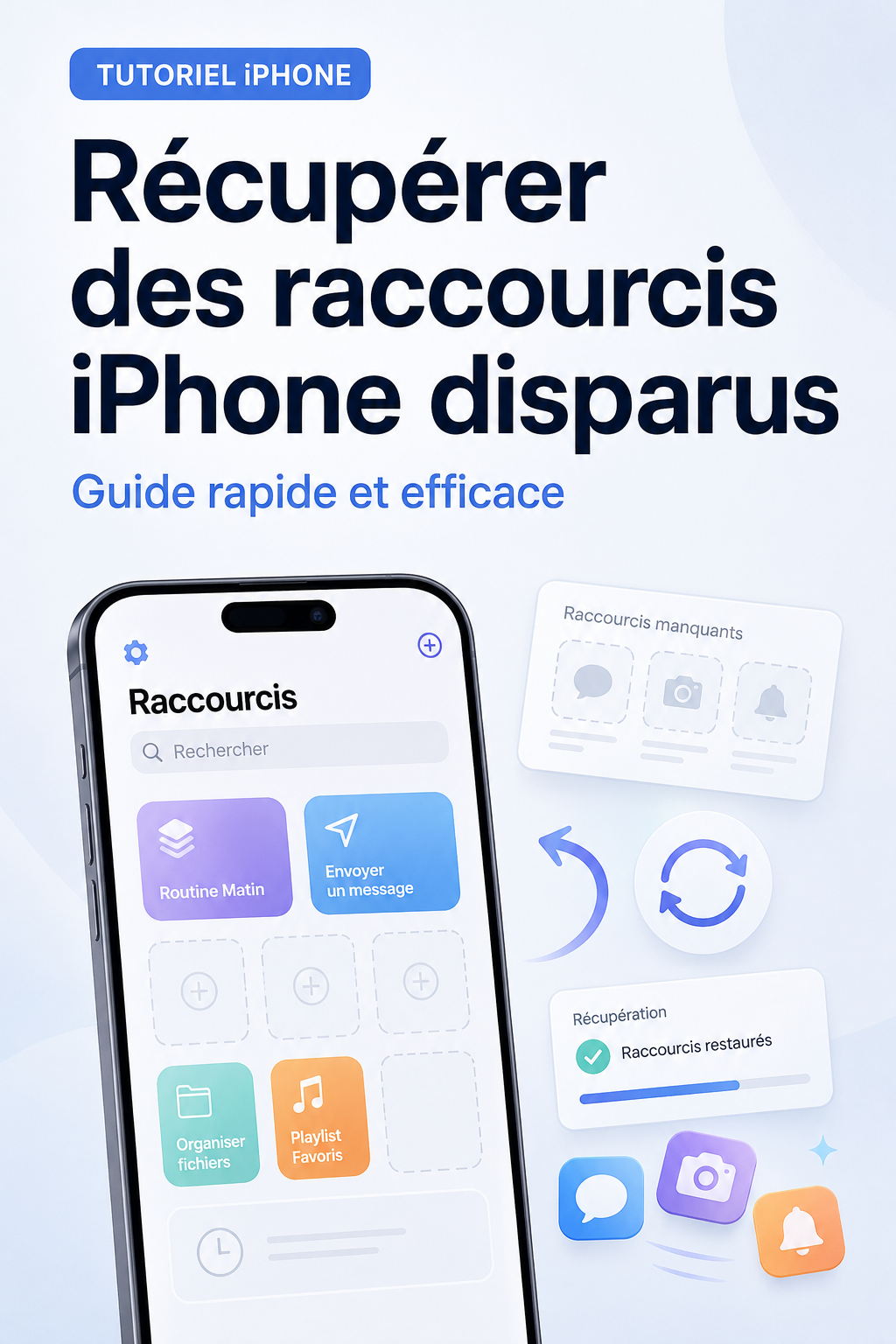 Raccourcis iPhone disparus : Comment récupérer des raccourcis disparus sur votre iPhone