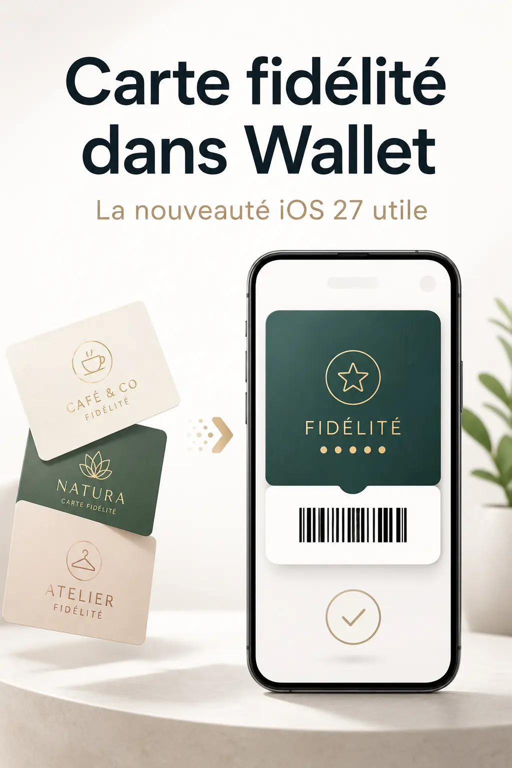 Ajouter une carte fidélité dans Apple Wallet