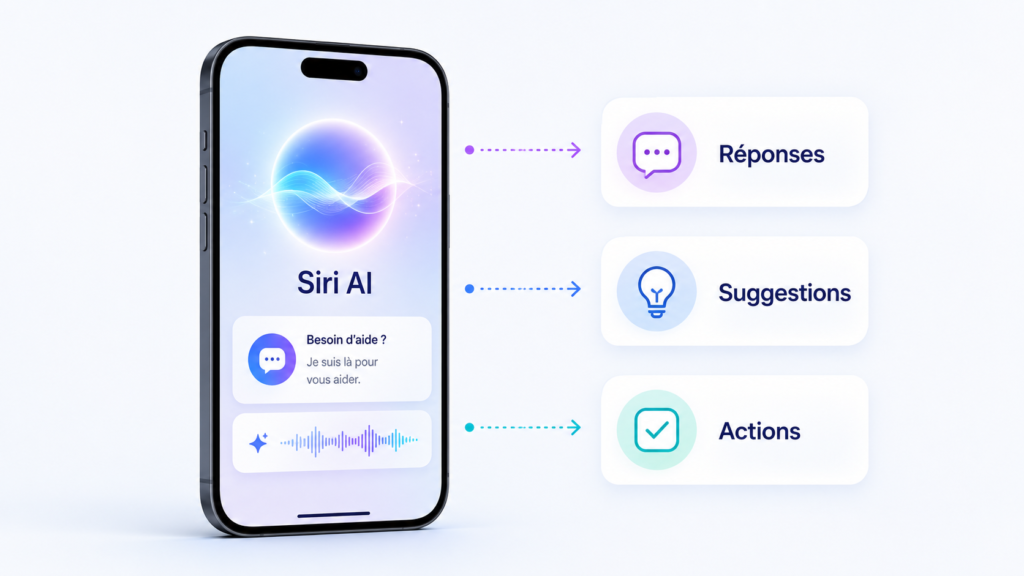 Siri AI sur iPhone : Découvrez les nouvelles fonctionnalités sur iPhone 17 Pro 2 explication iPhone